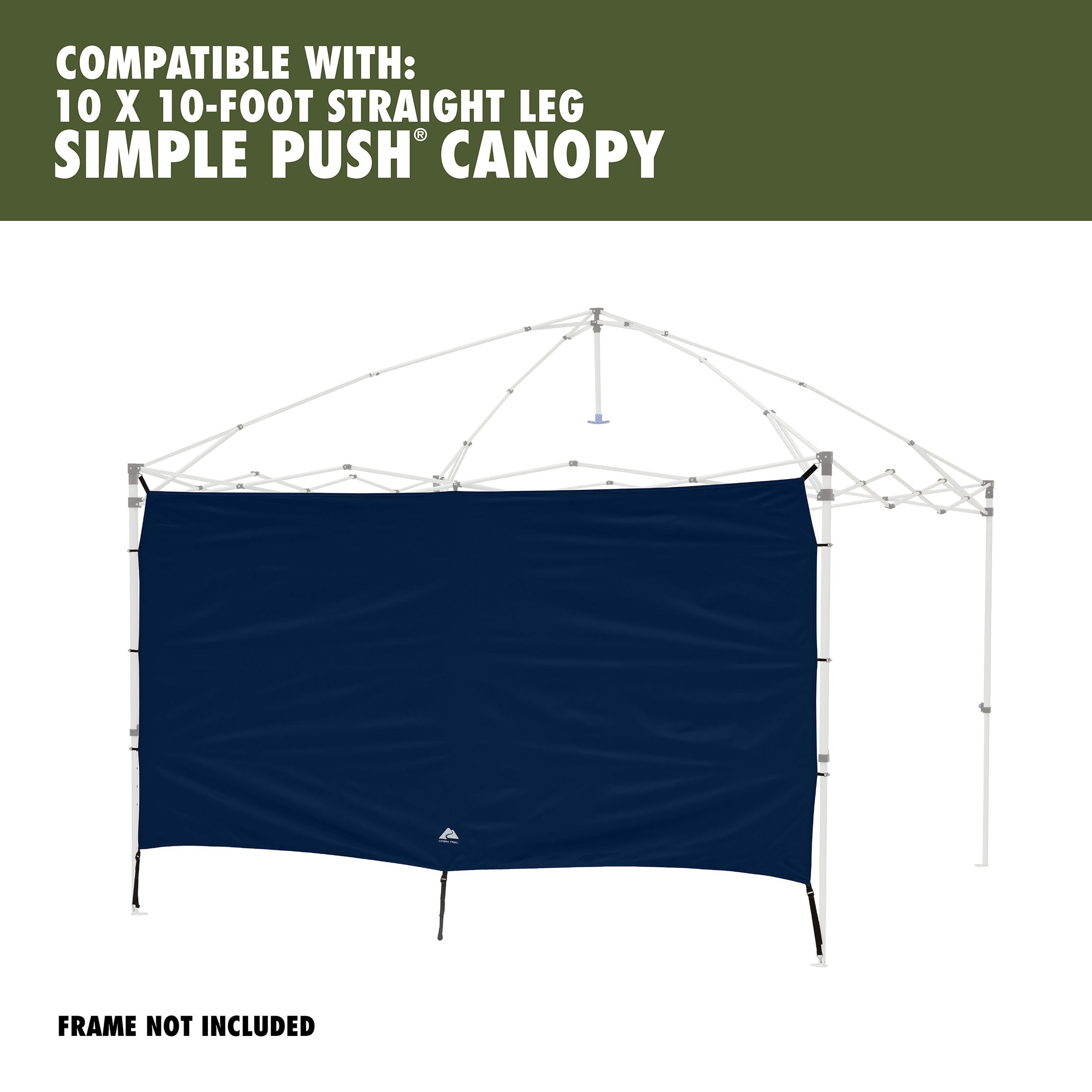 Ozark Trail 10' x 10' Navy Canopy Sun Wall Accessory