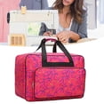 thumbnail image 5 of Abbraccia Rose Red Sewing Machine Carrying Case,Universal Nylon Carry Tote Bag,Portable Padded Storage Dust Cover with Pockets for Sewing Machine, 5 of 10