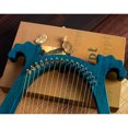 thumbnail image 4 of Fetcoi, Lyre Harp16 Steel String Lyre Harp With Tuning Wrench And Pick 3 Type Lap Harp In Mahogany(Type 1), 4 of 6