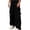 Black, variant on Men's Multi-Pocket Oversized Cargo Pants, Elastic Waist Drawstring, Wide Leg Streetwear Outdoor Trousers Beige XXL