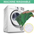 thumbnail image 6 of 52x52in(132x132cm) Square Tablecloth, Waterproof Polyester Table Cover, Wrinkle Resistant & Washable Fabric for Dining, Kitchen, Picnic, Tropical Leaf Print, 6 of 6