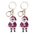 thumbnail image 4 of Haofy Key Chain Kits, Christmas Keychain, Christmas Fahionable Pendant For Hand‑made,Zipper Handles DIY Christmas Keychain Decor Ornaments Cartoon Craft Decorations, 4 of 8