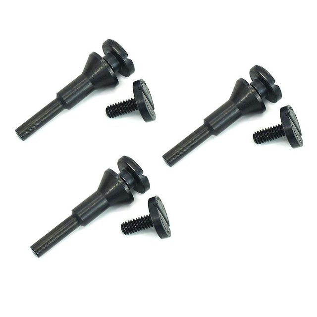 Soporte de mandril de montaje de rueda de corte de 1/4 pulg. Orificio de eje de 3/8 pulg. y 1/4 pulg. para accesorios de amoladora de troqueles Taladro