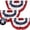 2x4 Ft-3 Pack, variant on 2x4 Ft American Pleated Fan Flag USA Bunting 4th of July Flags Decor Outside Porch Garden Banner Embroidered Patriotic Stars & Sewn Stripes Canvas Header Brass Grommets