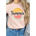 thumbnail image 3 of Summer Fruit Slices Watermelon Orange Graphic Tee T-Shirt, 3 of 5