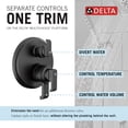 thumbnail image 3 of Delta T27989-SS-PR Tetra 17 Series Pressure Balanced Valve Trim - Lumicoat Stainless, 3 of 3