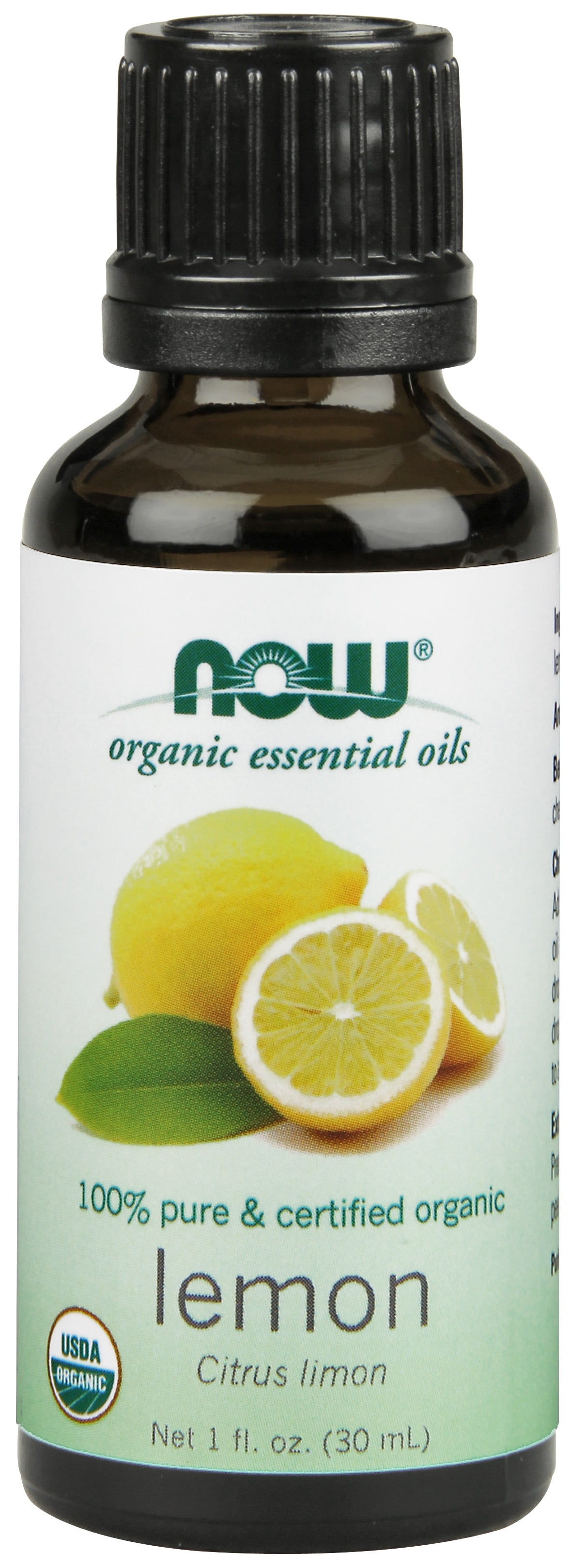 NOW Essential Oils, Organic Lemon Oil, Cheerful Aromatherapy Scent