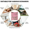 thumbnail image 5 of Pink Fleece Blanket For Cancer Zodiac Inspiring Gift Filled With Courage And Hope Sofa Bed Travel Camping Polyester Throw Shipped From USA Soft Warm Comfortable Flannel Blanket Gift, 5 of 9