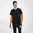thumbnail image 4 of Sun Protection Arm Sleeves for Men Women, Halloween Orange Night Scene Sleeves to Cover Arms with Thumb Hole Cooling Sleeve, 4 of 6