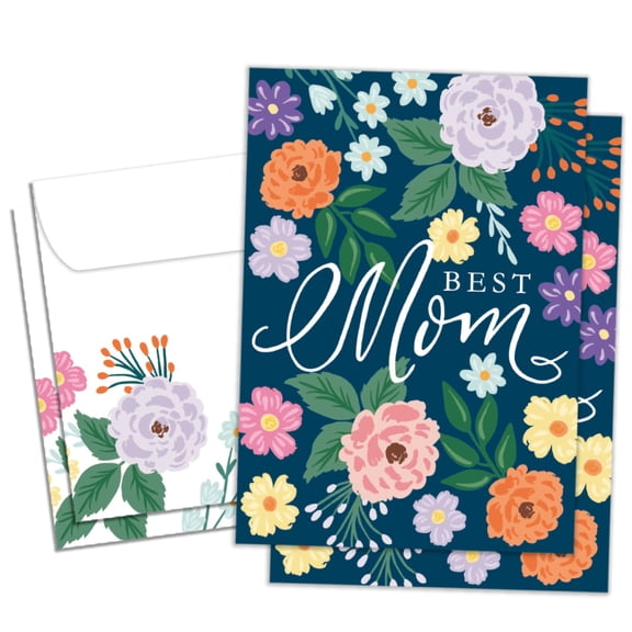 Tree-Free Greetings Mother's Day Greeting Card 2 Pack, 5x7, Extraordinary Mom (GT64356)