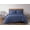 Navy, variant on Solid 100% Linen 3-Piece Full/Queen Duvet Set in Charcoal, Linen , Adult, All Season, OEKO-TEX Certified