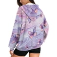 thumbnail image 2 of COEQINE Women's Full Zipper Soft Hoodie Oversized Sweatshirts Multicolor Leopard Print Pattern Long Sleeve Jacket for Women with Pockets Fall Y2K Tops Lightweight Casual Wear, L, 2 of 7