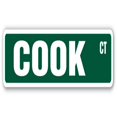 thumbnail image 1 of SignMission SS-COOK Panneau de Rue de 18 Po. - Chef Food Restaurant sous la Ligne, 1 of 1