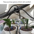 thumbnail image 2 of 100PCS Drip Emitter, Uniform Flowing Irrigation Drip Emitter, Pressure Compensation Watering Dripper Emitter for Sloping or Hilly Areas (4L Black), 2 of 9