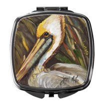 Carolines Treasures JMK1217SCM Pelican lookin East Compact Mirror multicolor