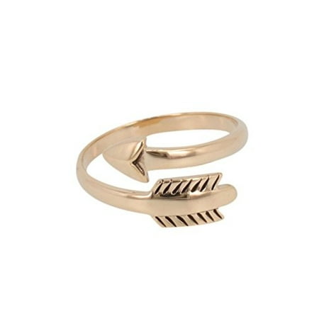 Bronze Ring - Arrow Ring Adjustable Wrap Style in Bronze, #7154-brz
