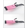 thumbnail image 2 of Rizador de cabello eléctrico, rizador de tres varillas, herramienta de peinado para mujeres, Gracious - Pink 22MM EU PLUG Kuyhfg Sin marca, 2 of 5