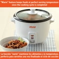 thumbnail image 6 of IMUSA USA GAU-00013 Electric Nonstick Rice Cooker 8-Cup (Uncooked) 16-Cup (Cooked), White, 6 of 10