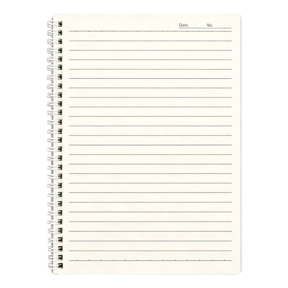 FXMLRLK Journal Notebook with Lined Paper, Brown Kraft Cover Writing Diary Subject Notebooks for Travelers and Office, B5 Size, 9.8x6.7 inch, 120 Lined Pages, 60 Sheets