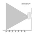 thumbnail image 4 of Amdohai 433MHz Wireless PIR Motion Sensor Passive Infrared Detector For Home Burglar Security Alarm System without Batteries, 4 of 8
