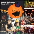 thumbnail image 5 of Gymax 6FT Tall Halloween Ghost Pumpkin Inflatable Hot Air Balloon Decor w/ LED Lights, 5 of 10