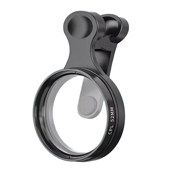 Filtro polarizador CPL universal para teléfono, accesorio profesional para cámara Android, antirreflejo y mejora del color, accesorio giratorio de 360 grados para teléfono celular.