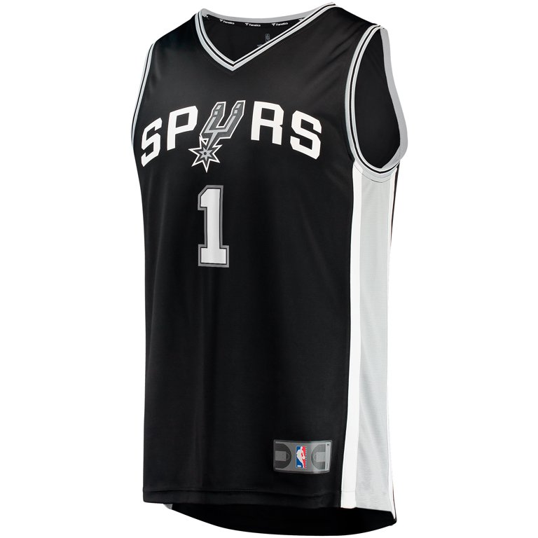 San Antonio WEMBANYAMA ユニフォーム XS 36サイズ Men's Fanatics Victor Wembanyama Black San Antonio Spurs Fast