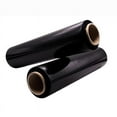 thumbnail image 4 of 18 inch x 1500 feet x 80 Gauge Thick (20 Micron) Black Cast Pallet Stretch Wrap Film [Pack of 4 Rolls, 1500' Per Roll, Total 6000'][36lbs], 4 of 7