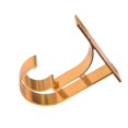 thumbnail image 2 of 10pcs Top Mounted Ceiling Suspended Bracket Roman Rod Single Holder Base Stand Curtain Accessories, 2 of 6