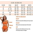 thumbnail image 7 of HYwys Women s One Piece Swimsuits Tummy Control Cutout High Waisted Bathing Suit Wrap Tie Back One Piece Swimsuit, 7 of 7