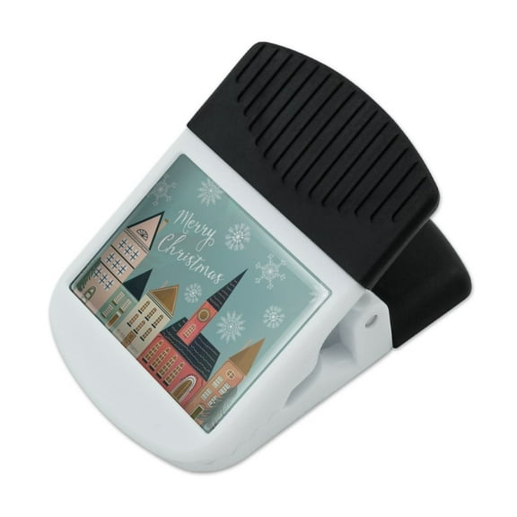 Christmas Village Refrigerator Fridge Magnet Magnetic Hanging Hook Note Snack Clip