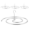 thumbnail image 1 of GOOHOCHY Tendedero en espiral de 4 piezas - Percha resistente para edredones y mantas - Percha de secado rápido que ahorra espacio - Percha de acero inoxidable para sábanas, colchas, toallas y, 1 of 8