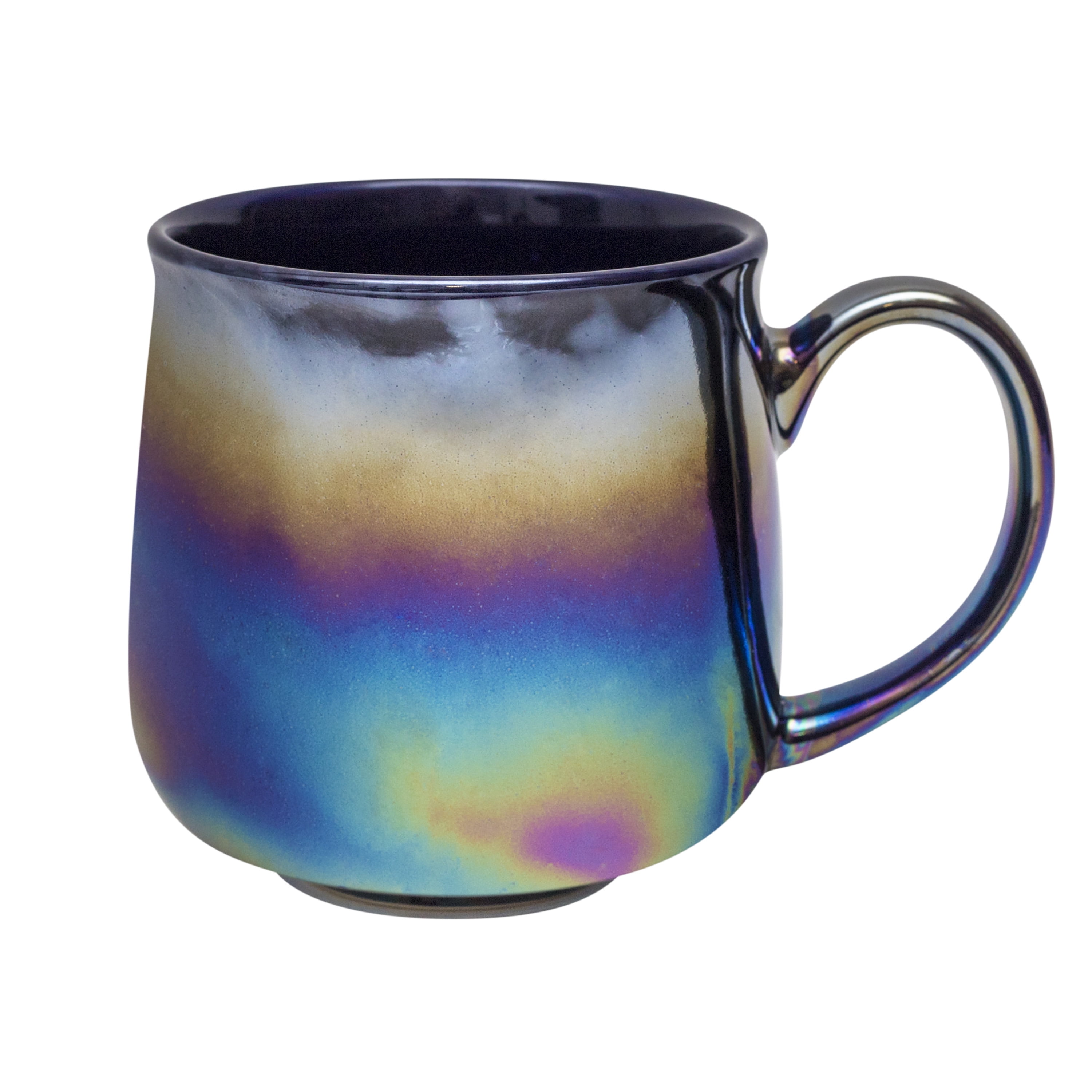 Sheffield Home Luster Glaze Mugs 4 Pack Iridescent Walmart Com