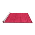 thumbnail image 2 of Ahgly Company Machine Washable Indoor Rectangle Abstract Pink Contemporary Area Rugs, 5' x 7', 2 of 4