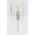 thumbnail image 3 of Ceramic Praying Boy with Bird Cross 6in Religious Nursery Gift, 3 of 3