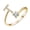 Gold, variant on Rings for Women Valentine's Day Gifts Exquisite Fashion 26 English Alphabet Style Ring Letter Fashion Copper Ring