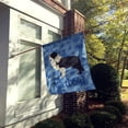 thumbnail image 2 of Black Border Collie Welcome Flag Canvas House Size, 2 of 4