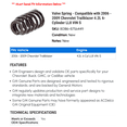thumbnail image 2 of Valve Spring - Compatible with 2006 - 2009 Chevy Trailblazer 4.2L 6-Cylinder LL8 VIN S 2007 2008, 2 of 2