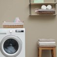 thumbnail image 3 of YAOMOBB Modern Storage Basket Modern Rustic Desktop Storage Basket Handmade Wooden Organizer 2Pcs/Set, 3 of 6