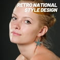 thumbnail image 4 of Moluckfu 3Pares Pendientes Chic Para Mujer Con De Para Y Celebraciones, 4 of 6