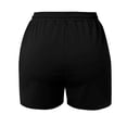 thumbnail image 3 of MKLEKYY Pantalones Cortos Casuales Para Mujer, Pantalones Deportivos De Cintura Media, Cómodos Y Sólidos A La Moda Para Mujer, 3 of 4