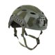 thumbnail image 1 of Protector de casco rápido con ranuras para auriculares, resistente a impactos, equipo práctico y elegante, equipo de protección ligero para exteriores Verde, 1 of 8
