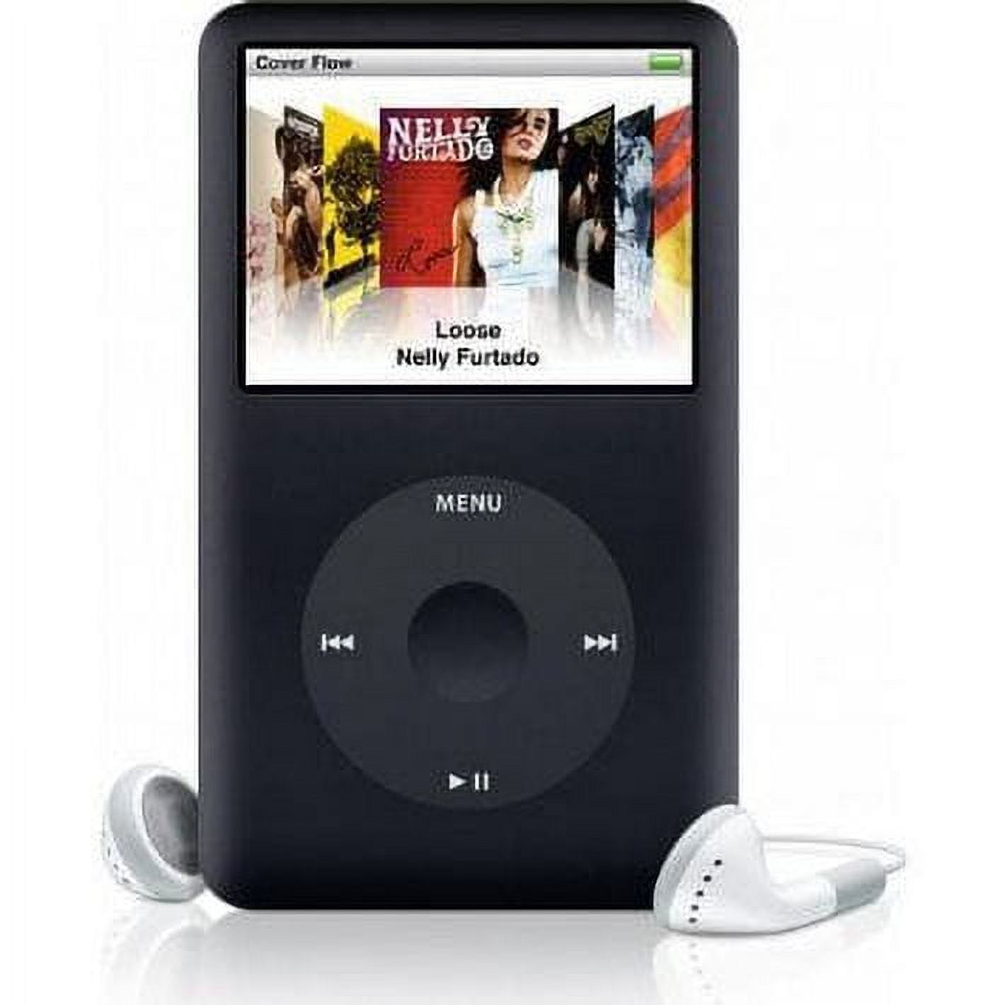 Pre-Owned Apple 7th Gen iPod 120GB Black Classic MP3 Audio Video Player in Plain  White Box - Walmart.com