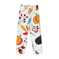 thumbnail image 5 of Junzan Men'S Pajama Pants Autumn Pumpkins Fall Leaves Sleepwear Pants Pj Bottoms Drawstring And Pockets, 5 of 9
