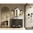 thumbnail image 4 of Elegant Kitchen and Bath 42 inch Single Bathroom Vanity in Mocha Brown with backsplash, 4 of 10
