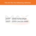 thumbnail image 2 of Max Advanced Brakes - Brake Kit for 2007 2008 2009 2010 Ford Edge 2007 2008 2009 2010 Lincoln MKX Rear Replacement Geomet Coated Disc Brake Rotors and Ceramic Brake Pads, 2 of 9