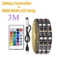 thumbnail image 1 of con usb led tira de luz 5050 smd dc 5v usb rgb luces flexibles led cinta de la lámpara de cinta rgb tv escritorio decoración illi -6, 1 of 4