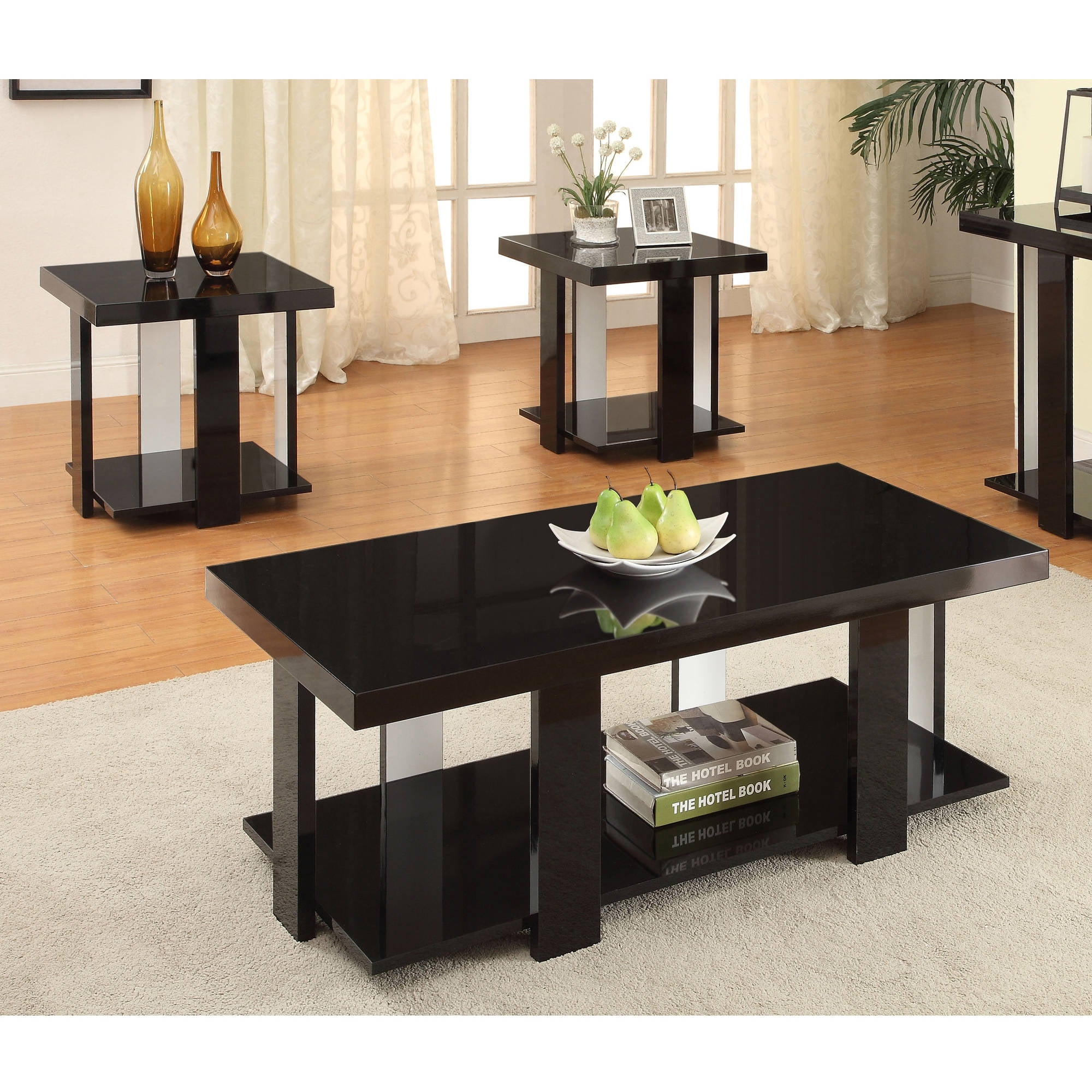 Rankin Contemporary 3-Piece Coffee and End Table Set ...