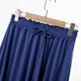 thumbnail image 5 of Juslio Womens Pajamas Solid Fashion Modal V-Neck Tops and Pants Homewear 2 Piece Matching Pajamas Sets M, 5 of 6