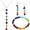 ERT01, variant on 7 Chakra Healing Energy Gemstone Bead Earring Necklace Bracelet Jewelry Set -ERT03